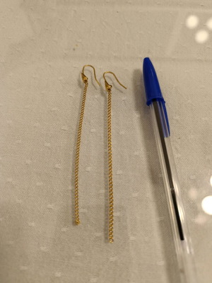 Metal earrings new