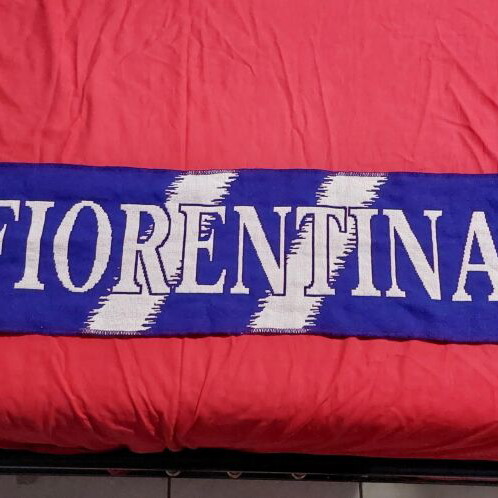 Fiorentina vintage scarf, authentic, new
