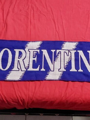 Fiorentina vintage scarf, authentic, new