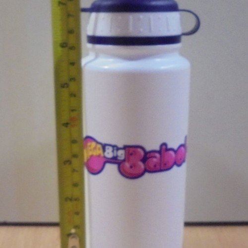 Big Babol old promotional plastic bottle with spout used