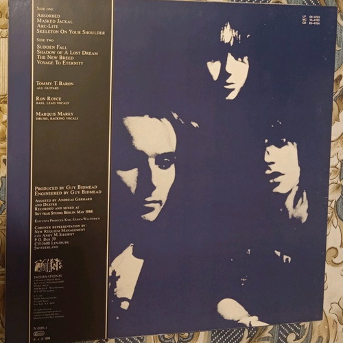 Coroner Punishment through Decadance 1988 vinyl record first edition like new, metal