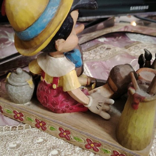 Pinocchio Disney πήλινο σαν καινούργιο, βαριά κατασκευή