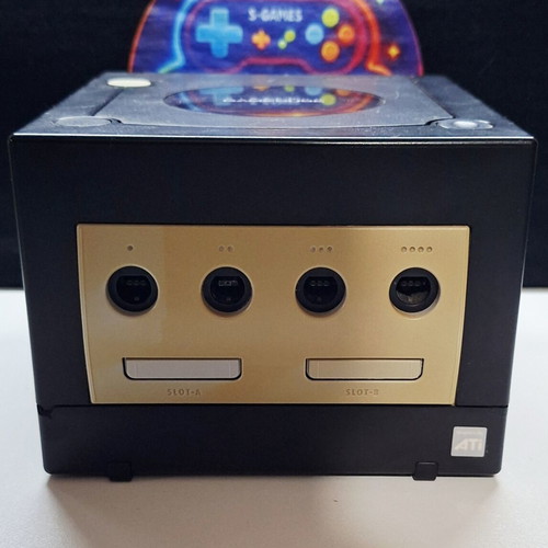 Nintendo GameCube Black PAL Model with 2 Controllers used