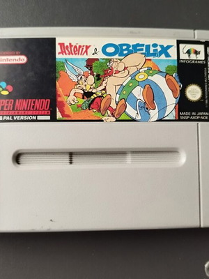 Nintendo SNES Asterix & Obelix μεταχειρισμένο, λειτουργεί κανονικά