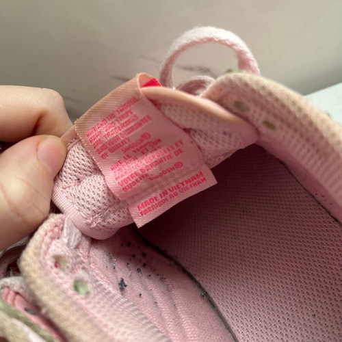 Nike Dunk pink kids' shoes size 34 like new for girls