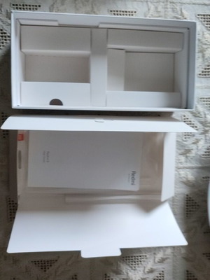 Redmi Note 9 box with manuals