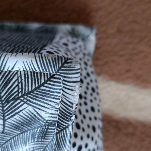Hispanitas handbag used, black and white