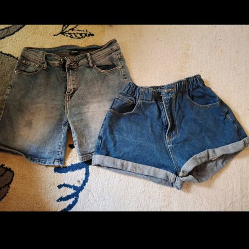 Shorts used, pack of 2, size small, blue