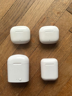 Bluetooth ακουστικά μεταχειρισμένα, 4 ζευγάρια με θήκες, χαλασμένες μπαταρίες