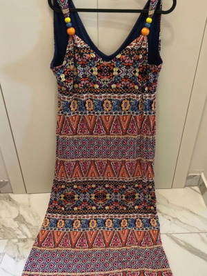 Day Billy Sabado Boho Midi Dress with Ethnic Print XL like new