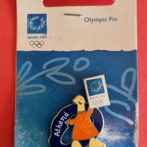 Olympic pins Athens 2004 Mascot series new, set of 6