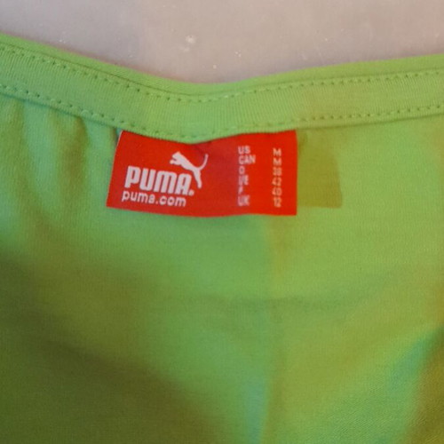 Puma green mako women's shirt like new, ideal for gym