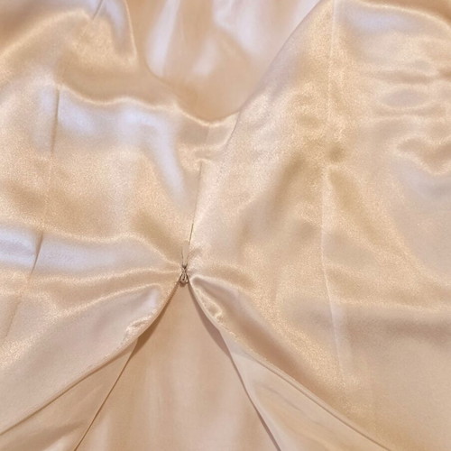 Satin Top Angela Nicole like new, white elegant evening wear