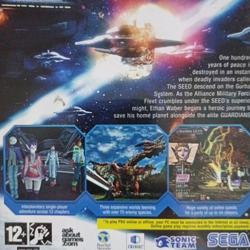 Phantasy Star Universe PC used