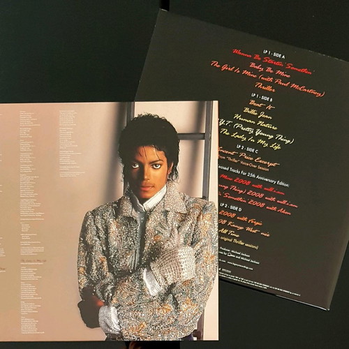 Michael Jackson Thriller 25th Anniversary Deluxe Edition double LP like new
