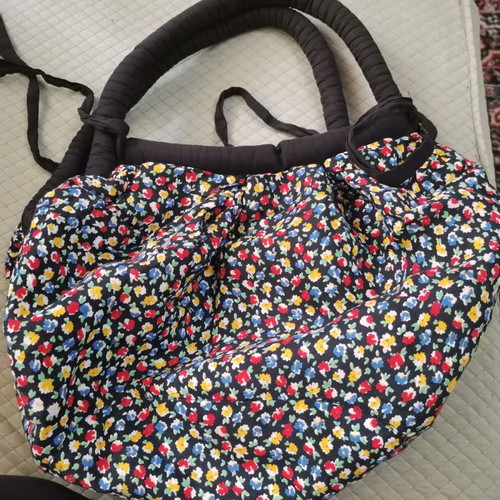 Shoulder bag used, fabric material