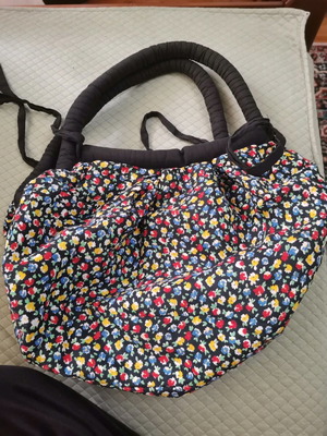 Shoulder bag used, fabric material