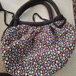 Shoulder bag used, fabric material