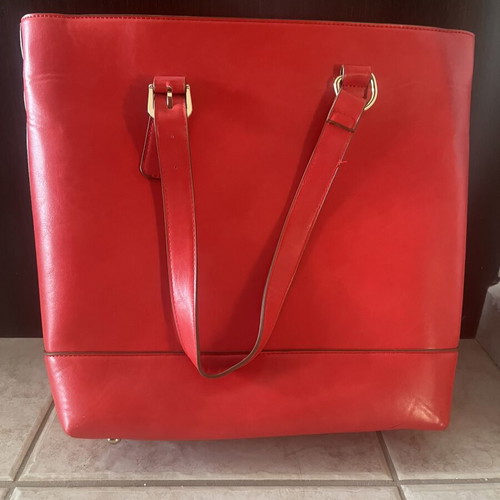 Doca shoulder bag, red, large, new