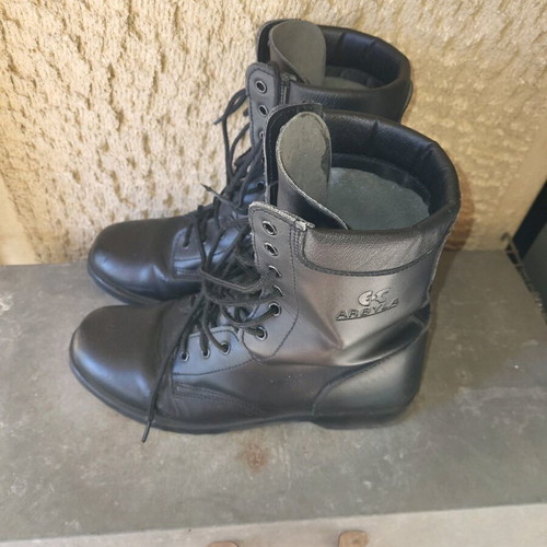 Greek army boots used, size 43, black