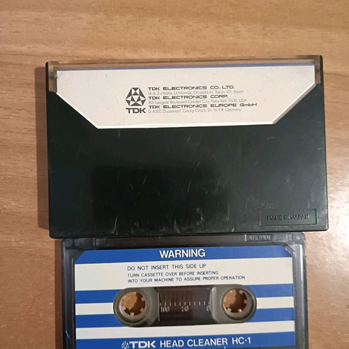 TDK cassette head cleaner used for cassette players