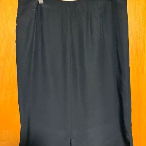 Skirt black midi evening like new, size L
