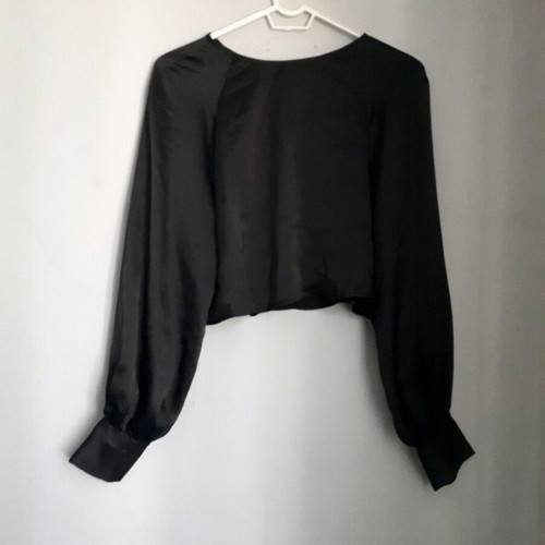 H&M blouse black, like new, size S