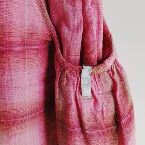 Attrattivo short women's dress used, red and pink, size S