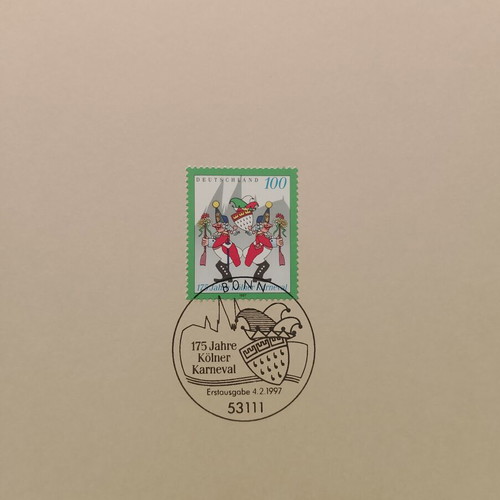 Germany 1997 stamp with Bonn first day cover