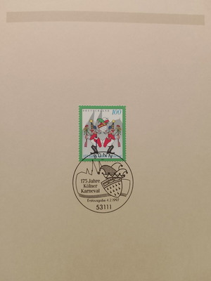 Germany 1997 stamp with Bonn first day cover