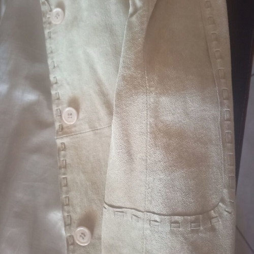 Mexx leather trench coat like new, slim fit, size L