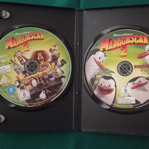 Madagascar: Escape 2 Africa DVD like new, dubbed with Greek subtitles