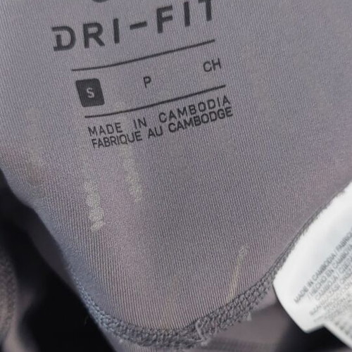 Nike Dri-FIT Women's Athletic Leggings Grey Small AR7576-056 like new