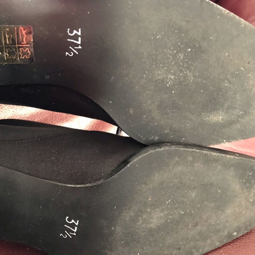Fendissime Oxford Lace-Up Shoes Size 37.5 Like New Black