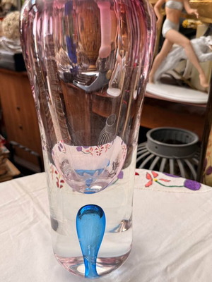 Czech Crystal Vase like new, decorative art piece