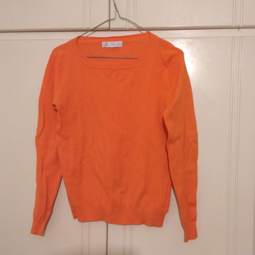 Zara women's blouse used, orange, size M