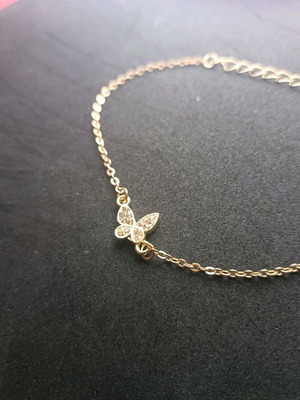 Handmade bracelet with butterfly new