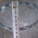 Rogaska crystal vase solid like new 20.5x7.5 cm