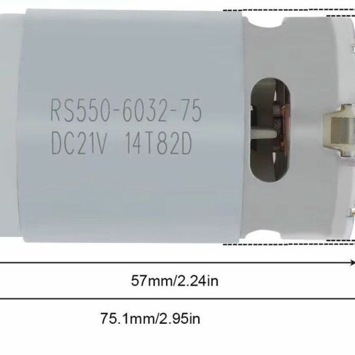 550 DC motor for power tools 21V RS550 new with or without gear