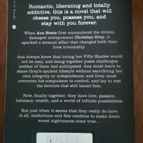 Fifty Shades of Grey 3 Freed book used, English
