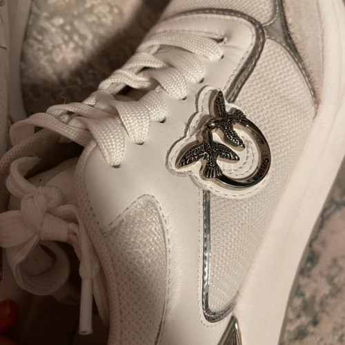 Pinko sneakers αθλητικά σε πολύ καλή κατάσταση, άσπρο και ασημί