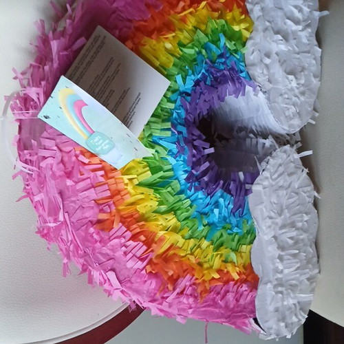Jumbo Rainbow Piñata like new