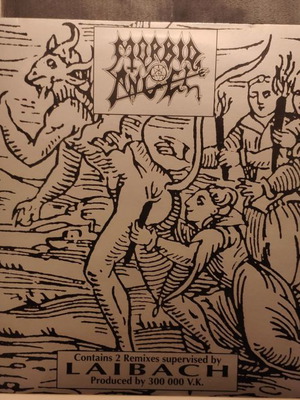 Morbid Angel Laibach Remixes vinyl used, 1994, black