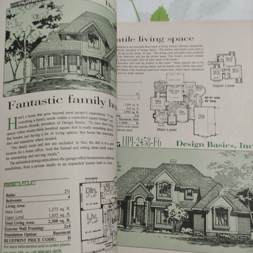 Home Plan magazine like new, English language