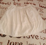 Zara white skirt like new, size S