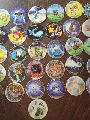 Pokemon Tazos League collection