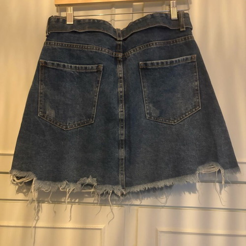Bershka mini denim skirt like new, blue, size M