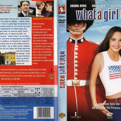 What a Girl Wants DVD used with subtitles