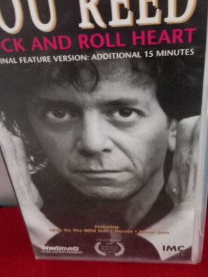 Lou Reed Rock and Roll Heart VHS tape, no Greek subtitles