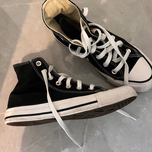 Converse All Star athletic shoes new, size 37.5, black